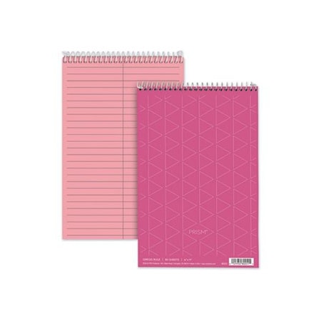 Tops Business Forms TOPS, PRISM STENO BOOKS, GREGG RULE, 6 X 9, PINK, 4PK 80254
